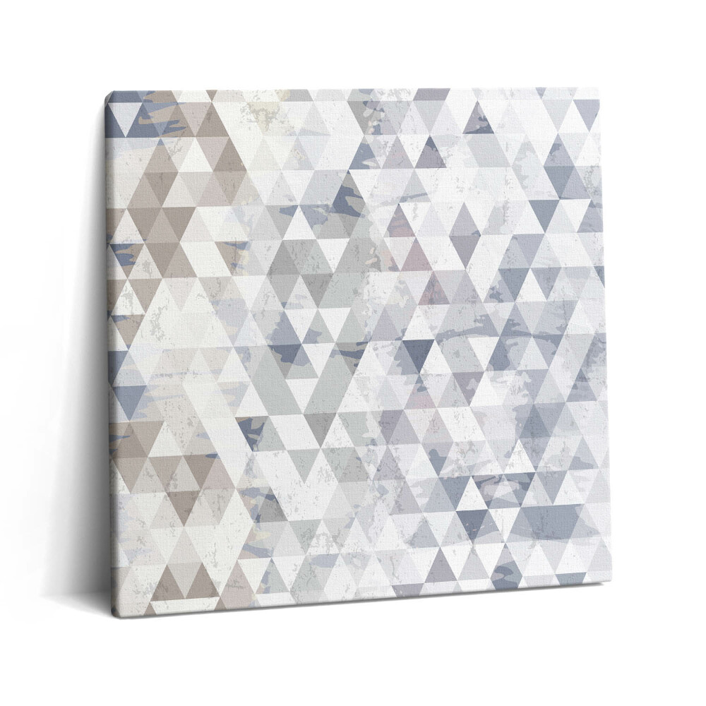 Tablou pe pânză canvas 60x60 Model geometric cu triunghiuri