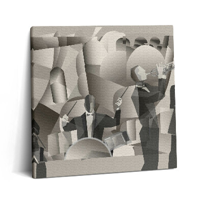 Tablou pe pânză canvas 60x60 O orchestră de forme geometrice