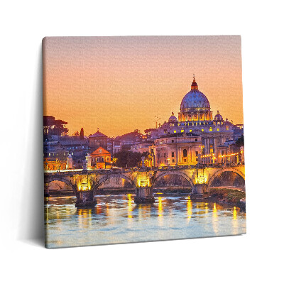 Tablou pe pânză canvas 60x60 Catedrala Sfântul Petru din Roma