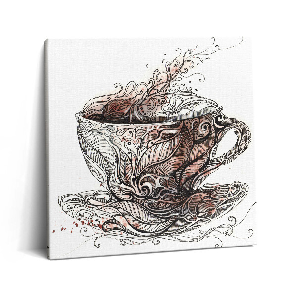 Tablou pe pânză canvas 60x60 o ceașcă de cafea