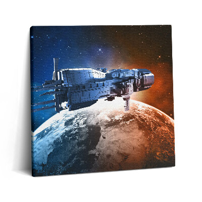 Tablou pe pânză canvas 60x60 Nave spațiale
