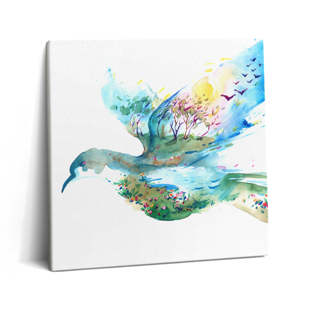 Tablou pe pânză canvas 60x60 Abstracție de primăvară