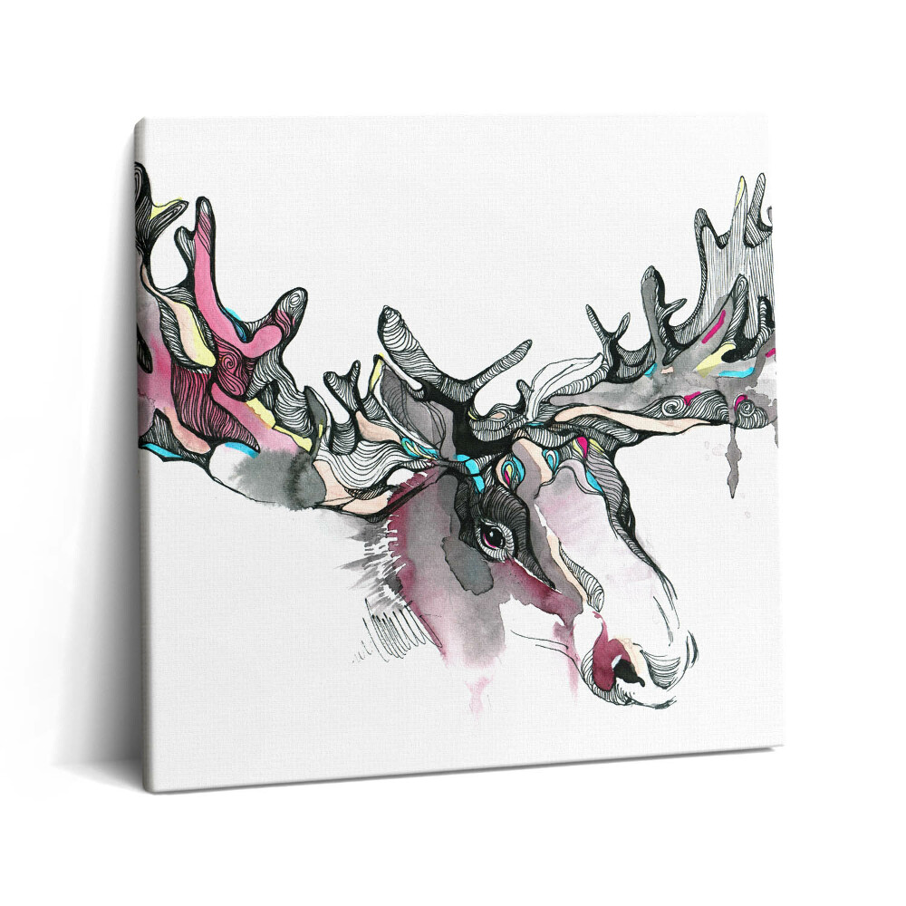 Tablou pe pânză canvas 60x60 Abstracție de elan