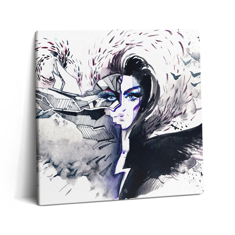 Tablou pe pânză canvas 60x60 Ilustrație a unei femei