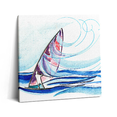 Tablou pe pânză canvas 60x60 Placă de surf