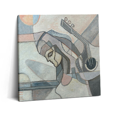 Tablou pe pânză canvas 60x60 Pictură abstractă a unei femei