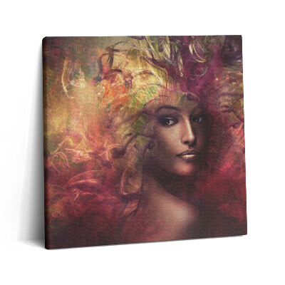 Tablou pe pânză canvas 60x60 Portretul unei femei