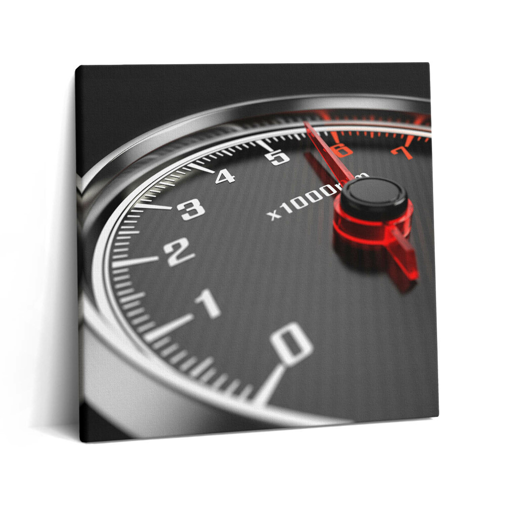 Tablou pe pânză canvas 60x60 Tahometru auto