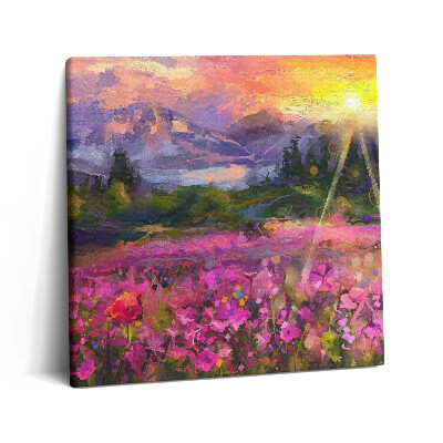 Tablou pe pânză canvas 60x60 Peisaj natural