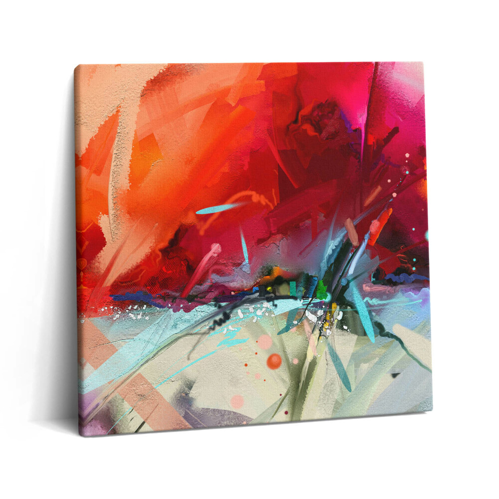 Tablou pe pânză canvas 60x60 Culori abstracte