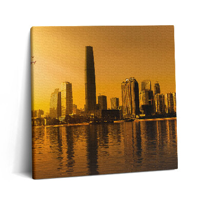 Tablou pe pânză canvas 60x60 Râul Zhujiang