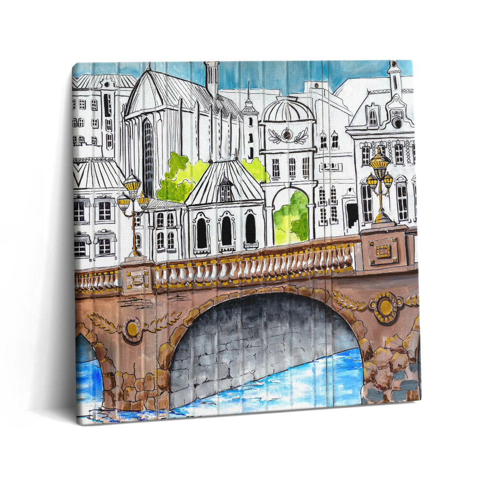 Tablou pe pânză canvas 60x60 Cultura Graffiti Urban - Franța