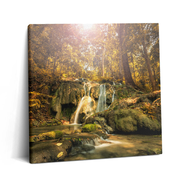 Tablou pe pânză canvas 60x60 Cascada Pugang Chiangrai din Thailanda