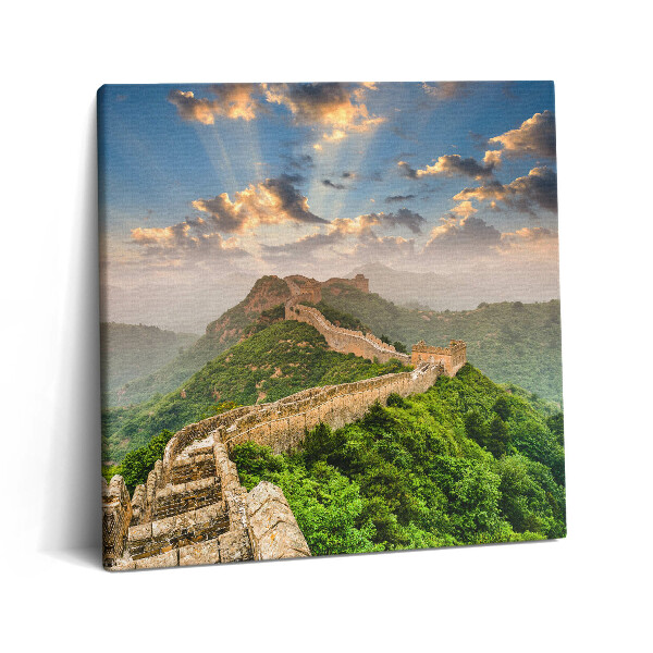Tablou pe pânză canvas 60x60 Marele Zid Chinezesc