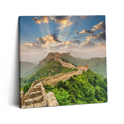 Tablou pe pânză canvas 60x60 Marele Zid Chinezesc
