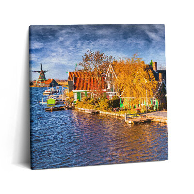 Tablou pe pânză canvas 60x60 Arhitectura Olandei