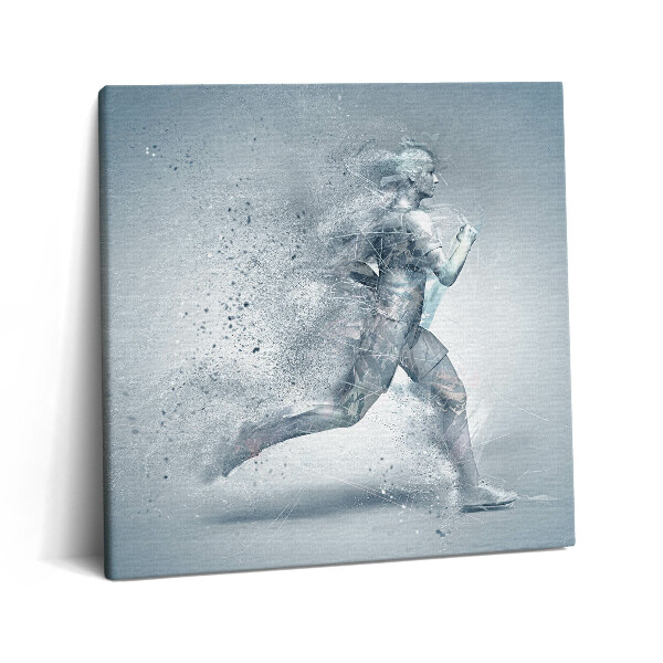 Tablou pe pânză canvas 60x60 Alergător