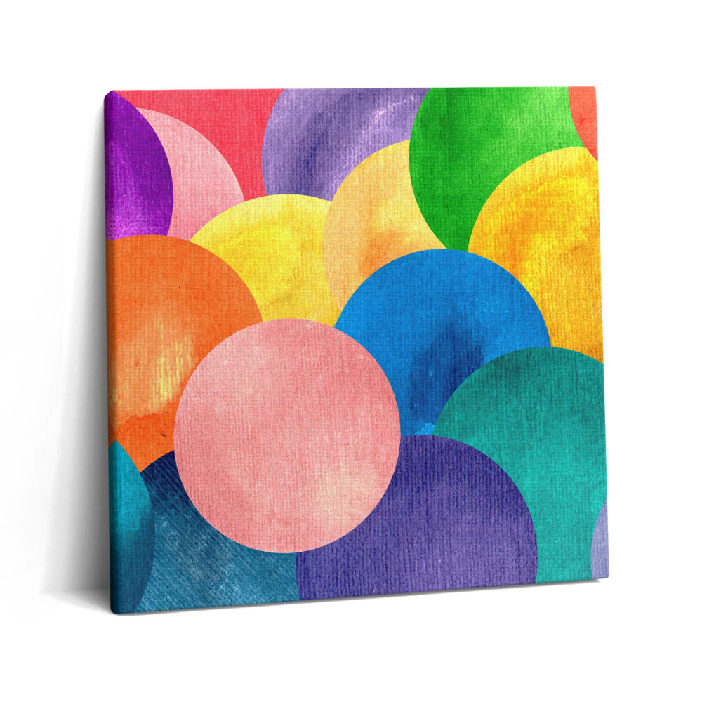 Tablou pe pânză canvas 60x60 Cercuri abstracte