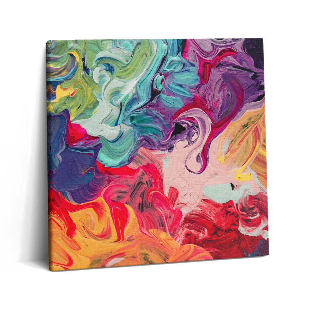 Tablou pe pânză canvas 60x60 Abstracție colorată