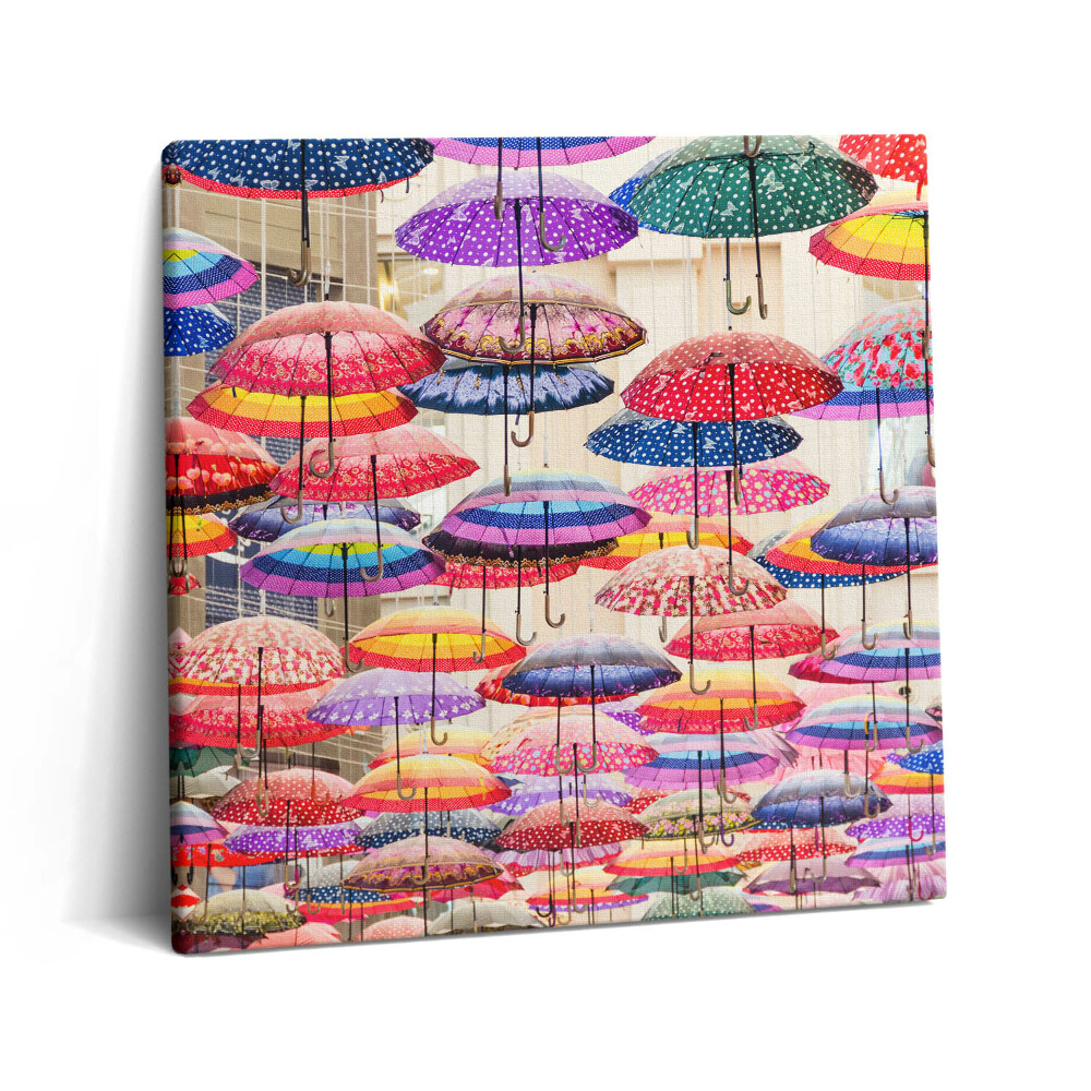 Tablou pe pânză canvas 60x60 Umbre colorate