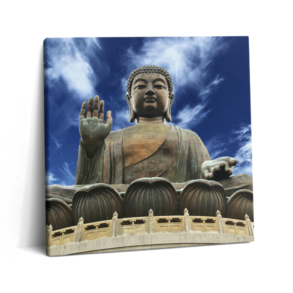 Tablou pe pânză canvas 60x60 Tian Tan Buddha în Hong Kong