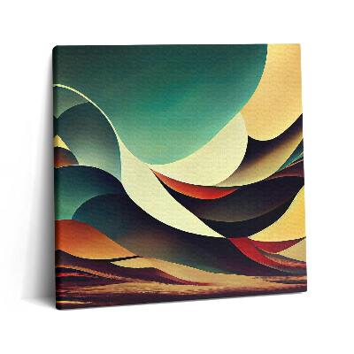 Tablou pe pânză canvas 60x60 Fundal de linii abstracte fără sudură