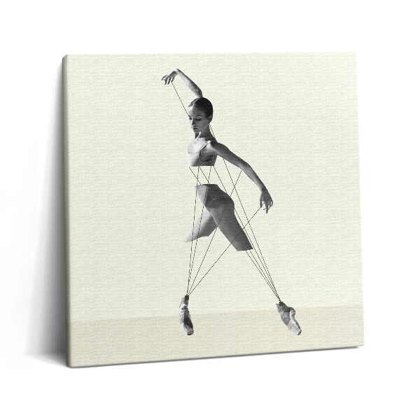 Tablou pe pânză canvas 60x60 Dansator abstract
