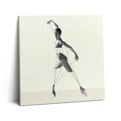 Tablou pe pânză canvas 60x60 Dansator abstract
