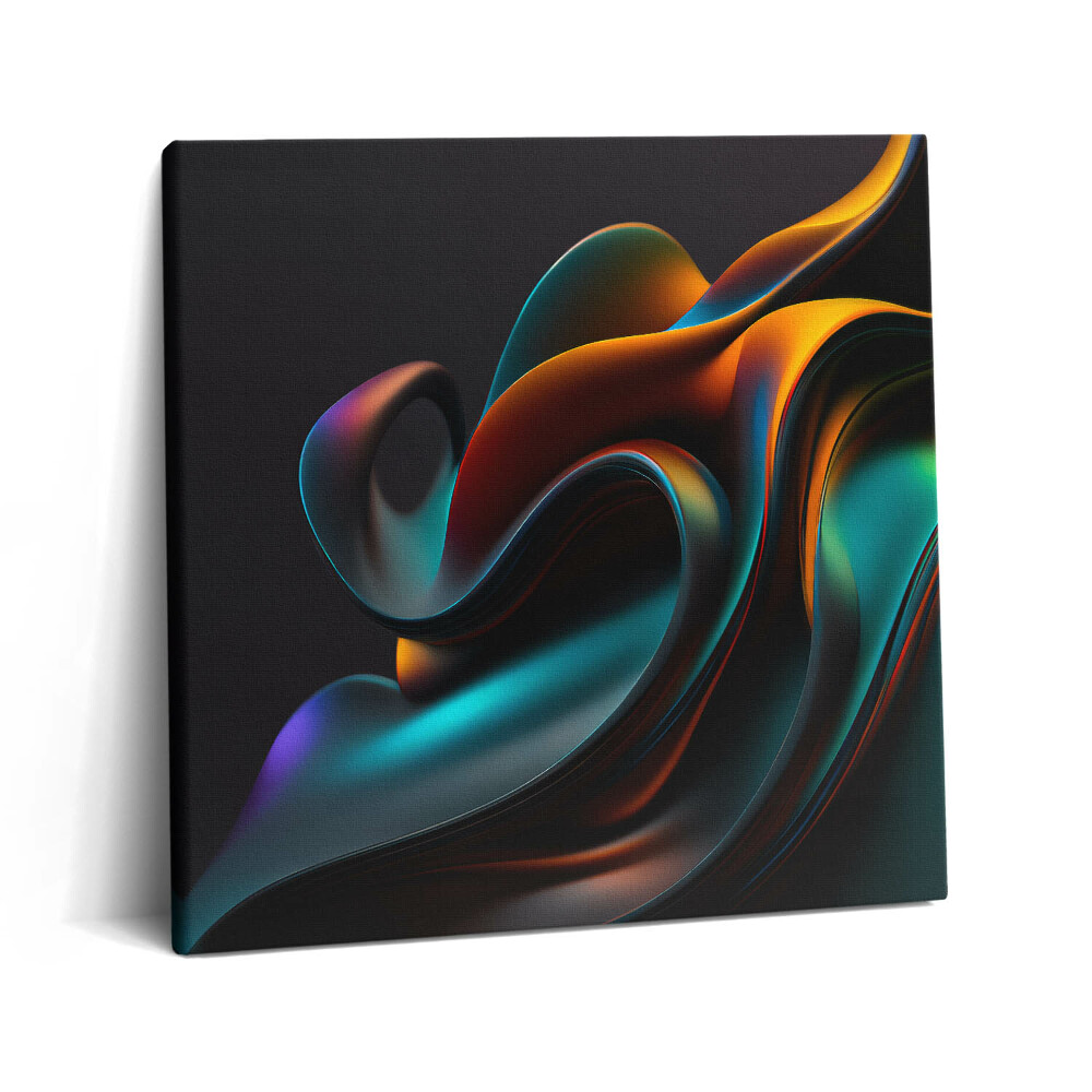 Tablou pe pânză canvas 60x60 Val futurist abstract