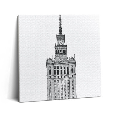 Tablou pe pânză canvas 60x60 Palatul Culturii și Științei Varșovia