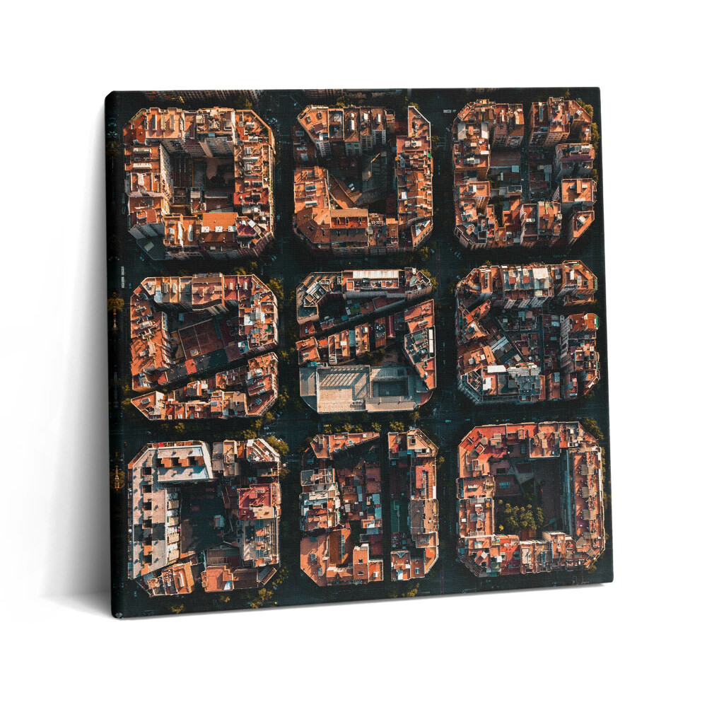 Tablou pe pânză canvas 60x60 Orașul geometriei, Barcelona