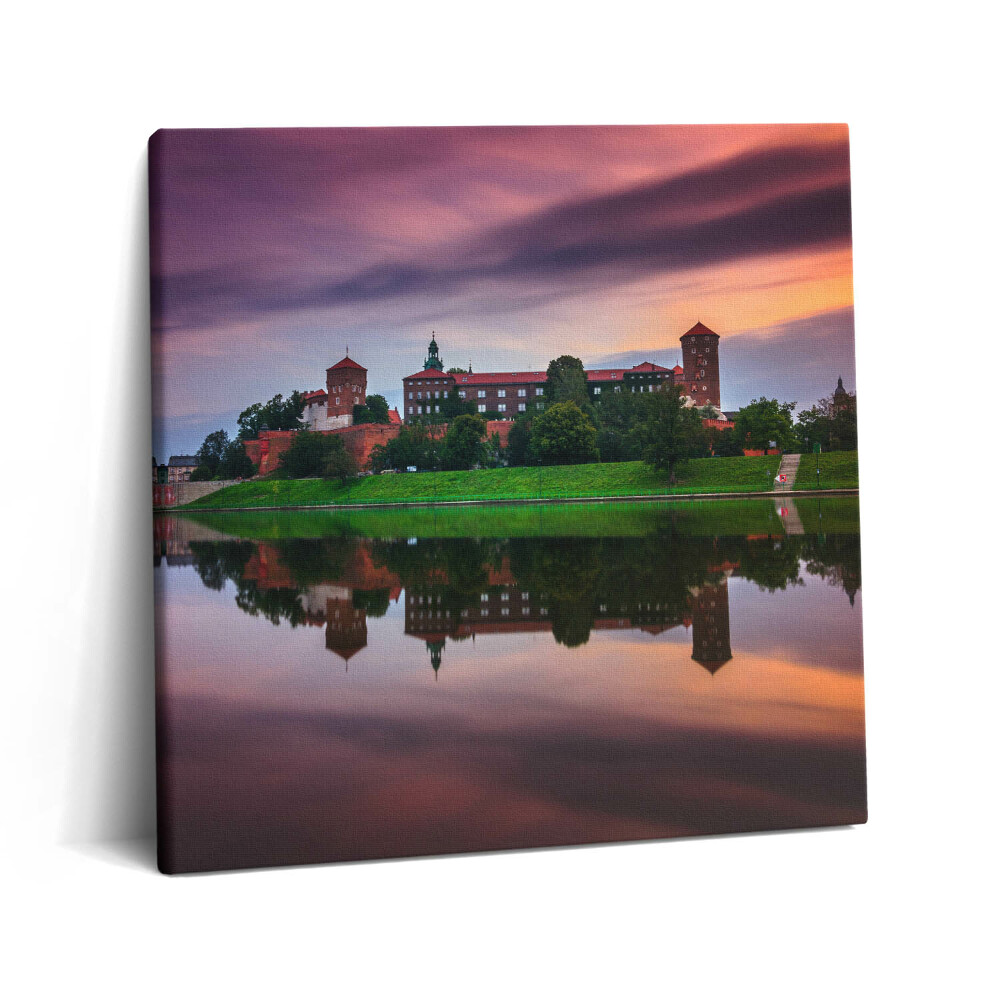 Tablou pe pânză canvas 60x60 Castelul Regal Wawel Est