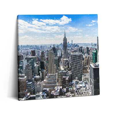 Tablou pe pânză canvas 60x60 Clădirea Empire State din New York