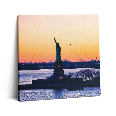 Tablou pe pânză canvas 60x60 Statuia Libertății din New York