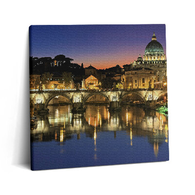 Tablou pe pânză canvas 60x60 Bazilica Sfântul Petru din Roma