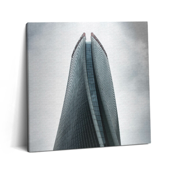 Tablou pe pânză canvas 60x60 Zgârie-nori din Milano