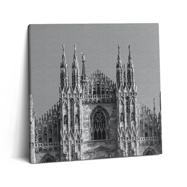 Tablou pe pânză canvas 60x60 Duomo di Milano din Roma
