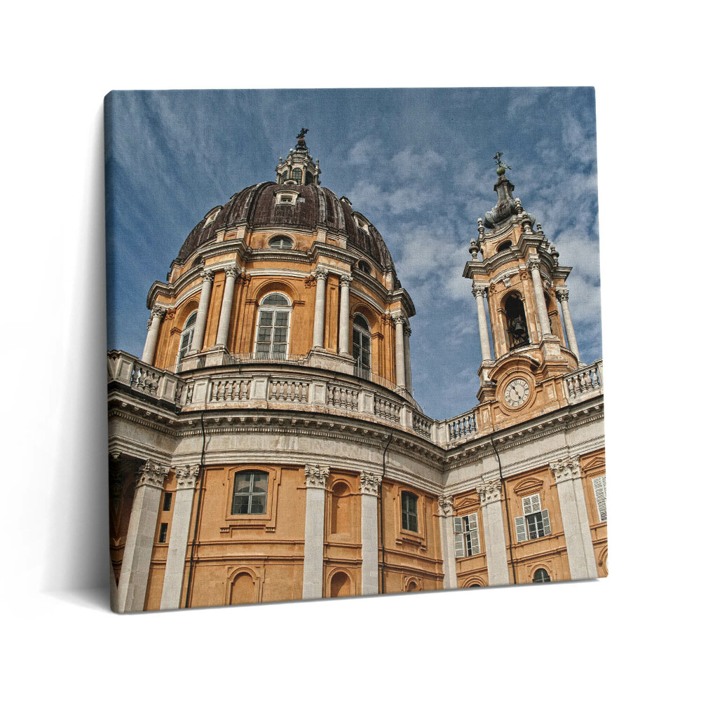 Tablou pe pânză canvas 60x60 Catedrala istorică din Torino