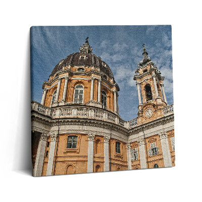 Tablou pe pânză canvas 60x60 Catedrala istorică din Torino