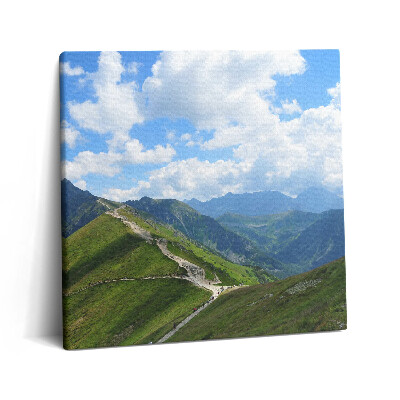 Tablou pe pânză canvas 60x60 Kasprowy Wierch în Zakopane