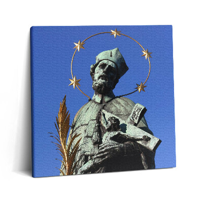 Tablou pe pânză canvas 60x60 Monumentul lui Ioan Nepomuk din Praga