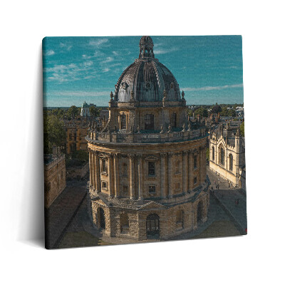 Tablou pe pânză canvas 60x60 Biblioteca Oxford din Anglia