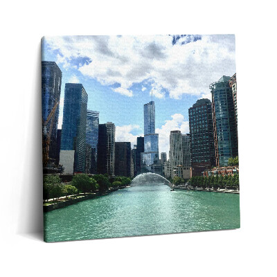 Tablou pe pânză canvas 60x60 Zgârie-nori