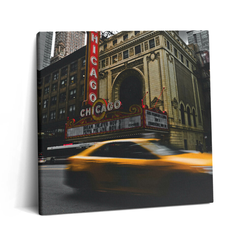 Tablou pe pânză canvas 60x60 Teatrul din Chicago