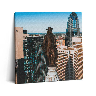 Tablou pe pânză canvas 60x60 Monumentul lui William Penn