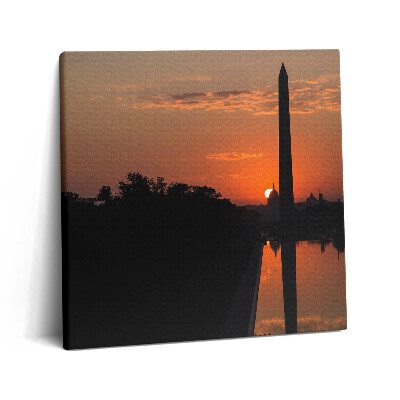 Tablou pe pânză canvas 60x60 Turnul Washington