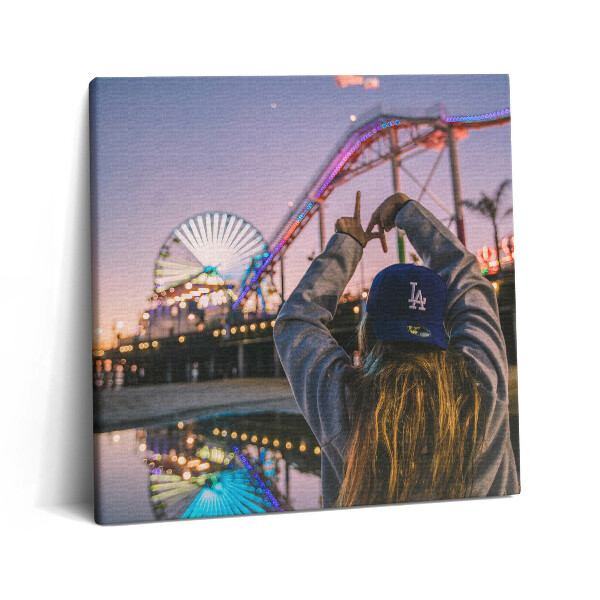 Tablou pe pânză canvas 60x60 Santa Monica în SUA