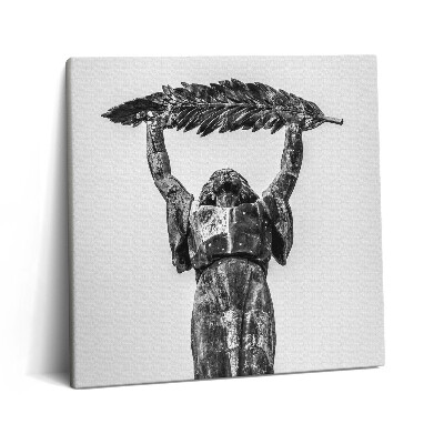 Tablou pe pânză canvas 60x60 Statuia Libertății din Budapesta