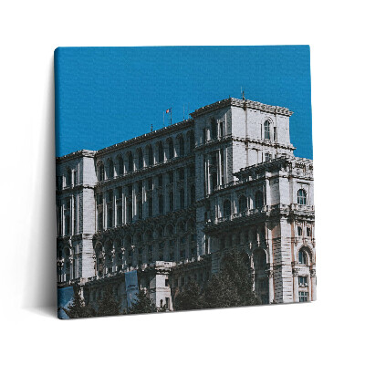 Tablou pe pânză canvas 60x60 Palatul Poporului din București
