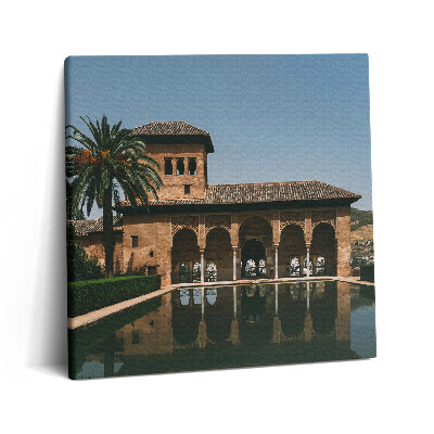 Tablou pe pânză canvas 60x60 Palmier din Granada